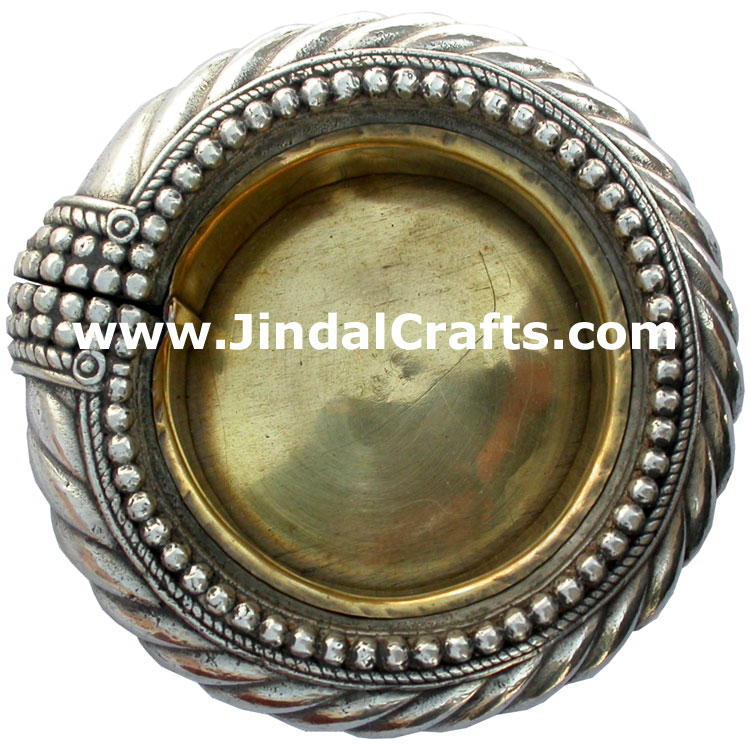 Ash Tray India Traditional Metal Handicrafts Crafts Art