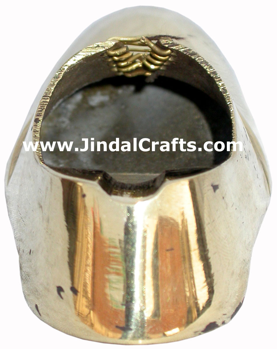 Brass Ashtray - Shoe Shaped Indian Art Craft Handicraft Metal Smoking Ashtray