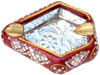 Lac Made Ash Tray  Handcrafted Art from India