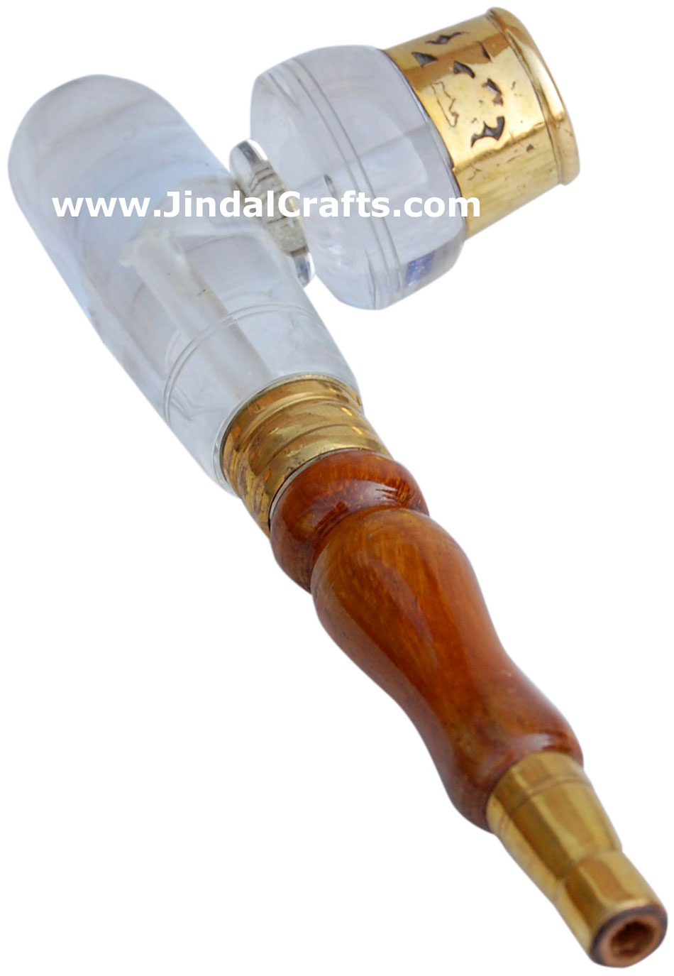 Wooden Smoking Pipe - Indian Art Craft Handicraft Artifact