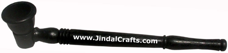 Wooden Smoking Pipe - Indian Art Craft Handicraft Artifact