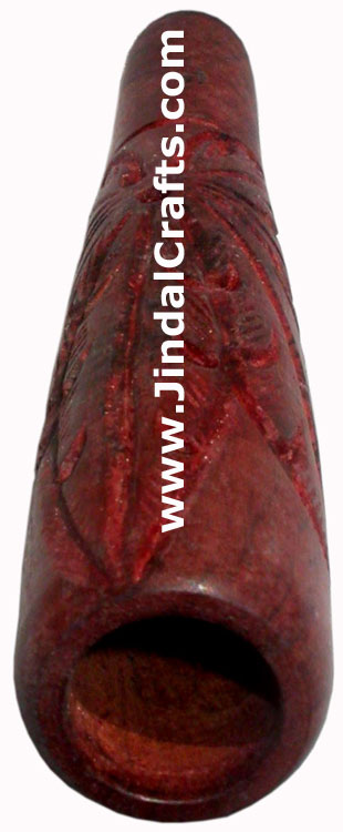 Wooden Smoking Pipe - Indian Art Craft Handicraft Artifact