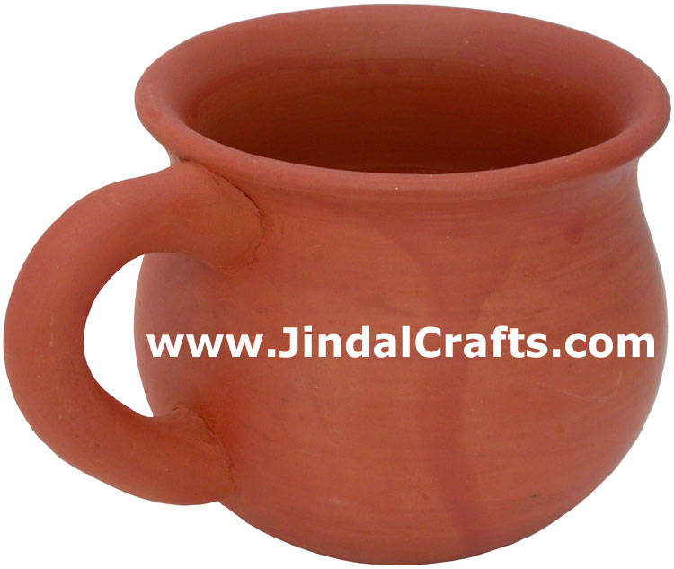 Terracotta Cup / Mug - Hand made Traditional Cup / Mug