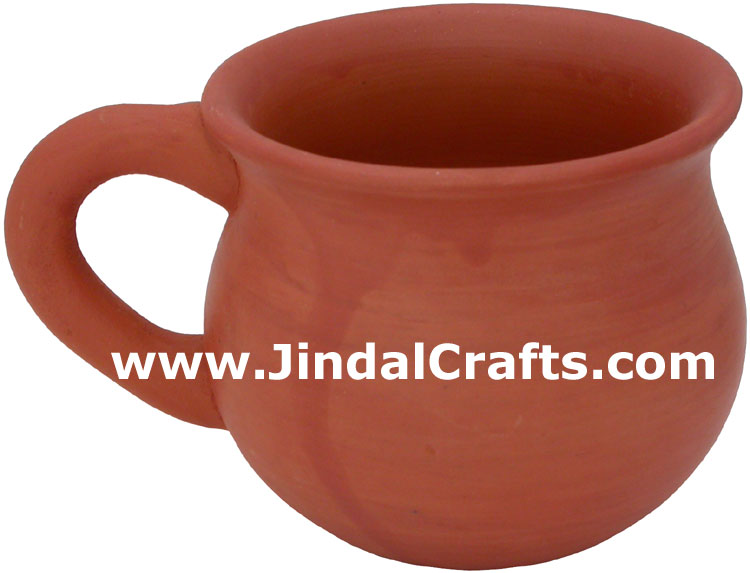 Terracotta Cup / Mug - Hand made Traditional Cup / Mug
