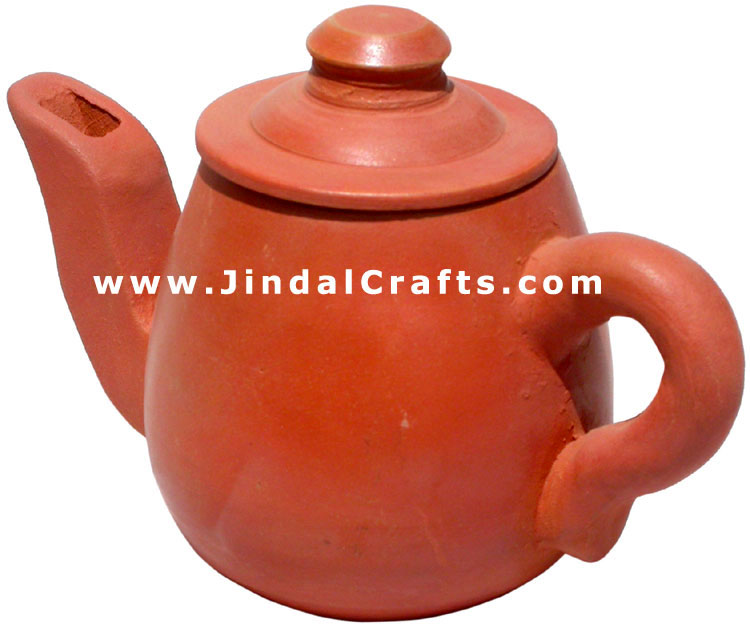 Decorative Kettle - Terracotta Handmade Indian Art