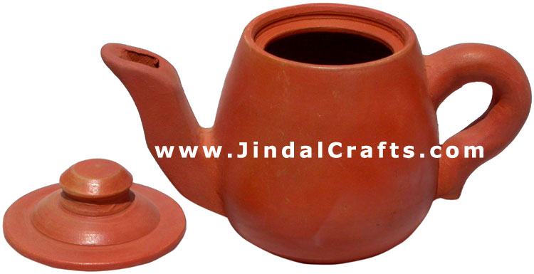 Decorative Kettle - Terracotta Handmade Indian Art