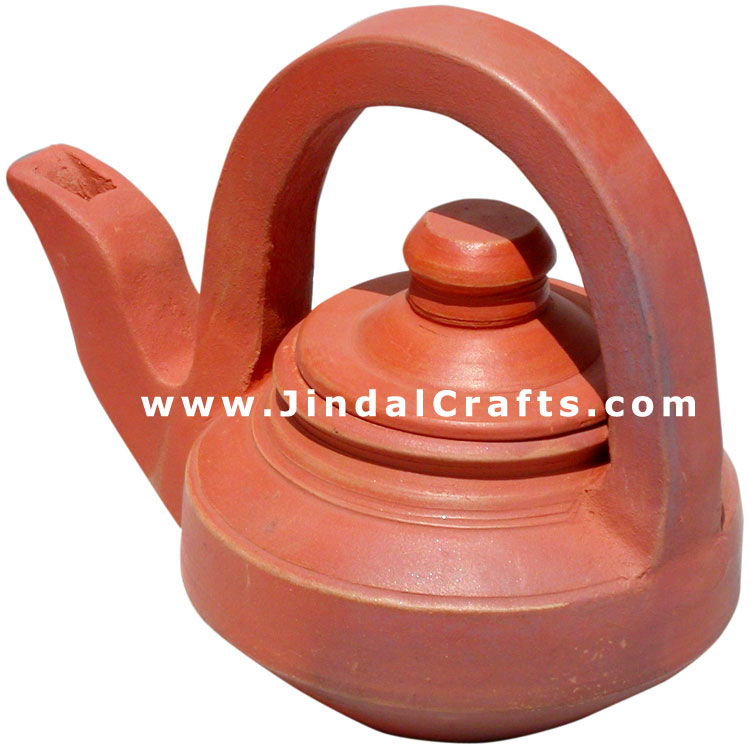 Decorative Kettle - Terracotta Handmade Indian Art