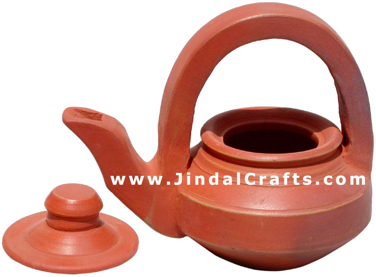 Decorative Kettle - Terracotta Handmade Indian Art