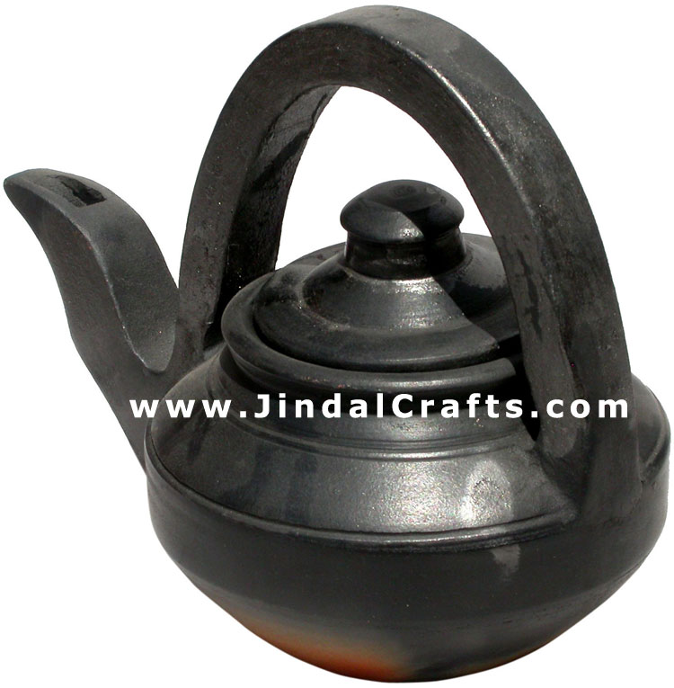 Decorative Kettle - Terracotta Handmade Indian Art