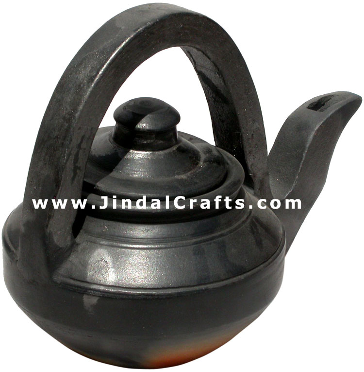 Decorative Kettle - Terracotta Handmade Indian Art