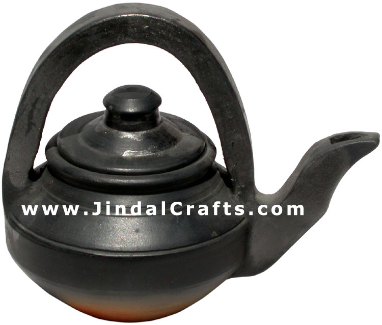 Decorative Kettle - Terracotta Handmade Indian Art
