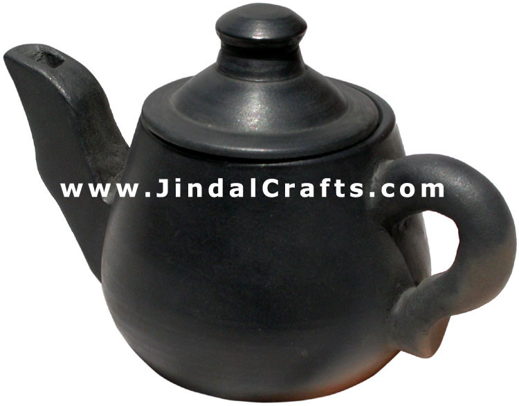 Decorative Kettle - Terracotta Handmade Indian Art