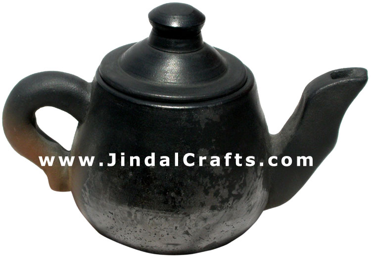 Decorative Kettle - Terracotta Handmade Indian Art