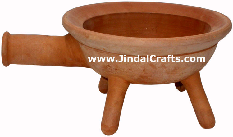 Terracotta Multi Purpose Utensil - Indian Art Craft Handicraft Artifact