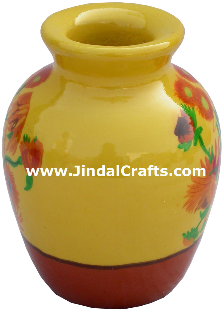 Colorful Vase Hand Painted Home Decoration Vase India
