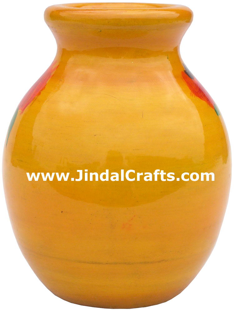 Colorful Vase Hand Painted Home Decoration Vase India