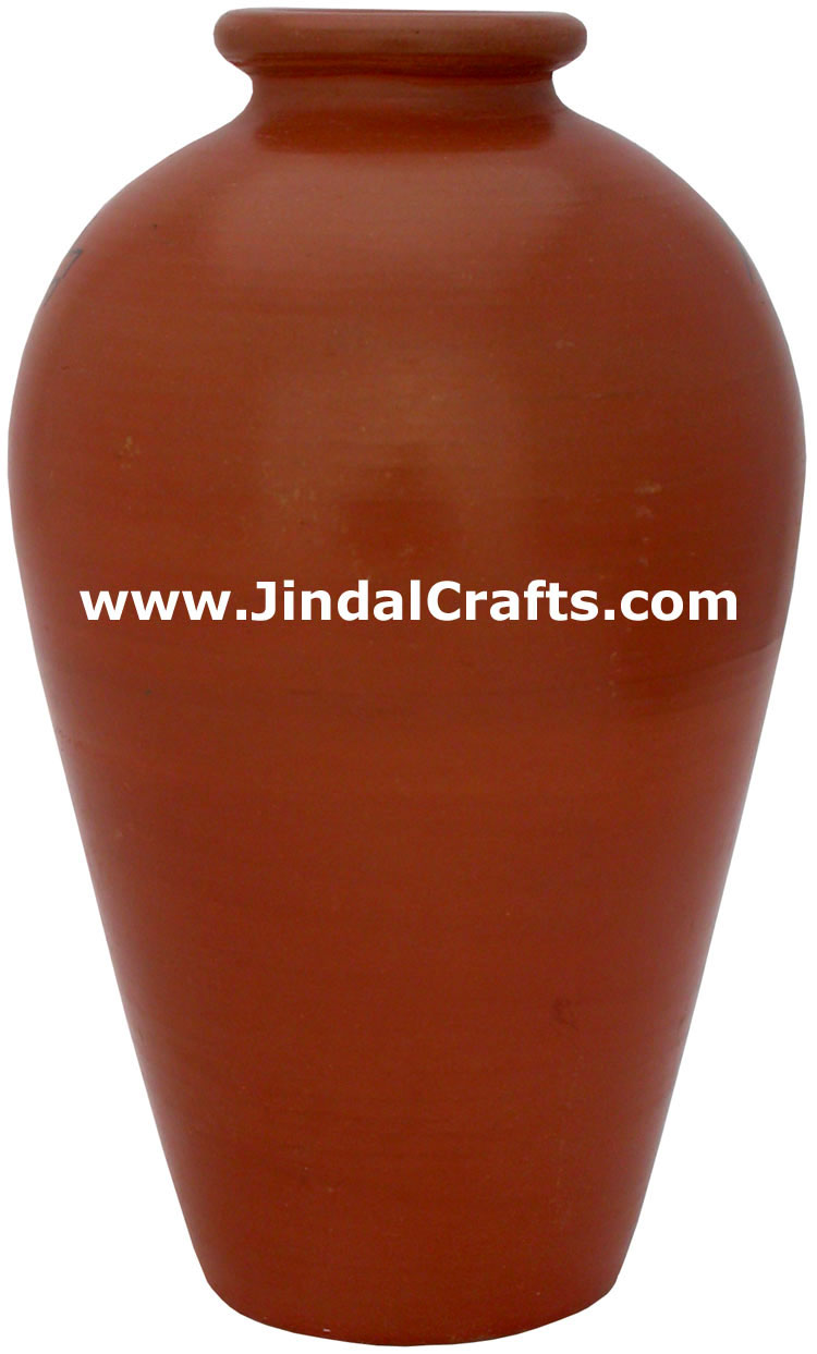 Terracotta Vase Hand made Warli Painted Decorative Art
