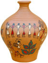 Vase Handmade Hand Painted Artifact from India Heritage