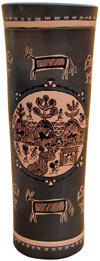Vase Handmade Hand Painted Artifact from India Heritage