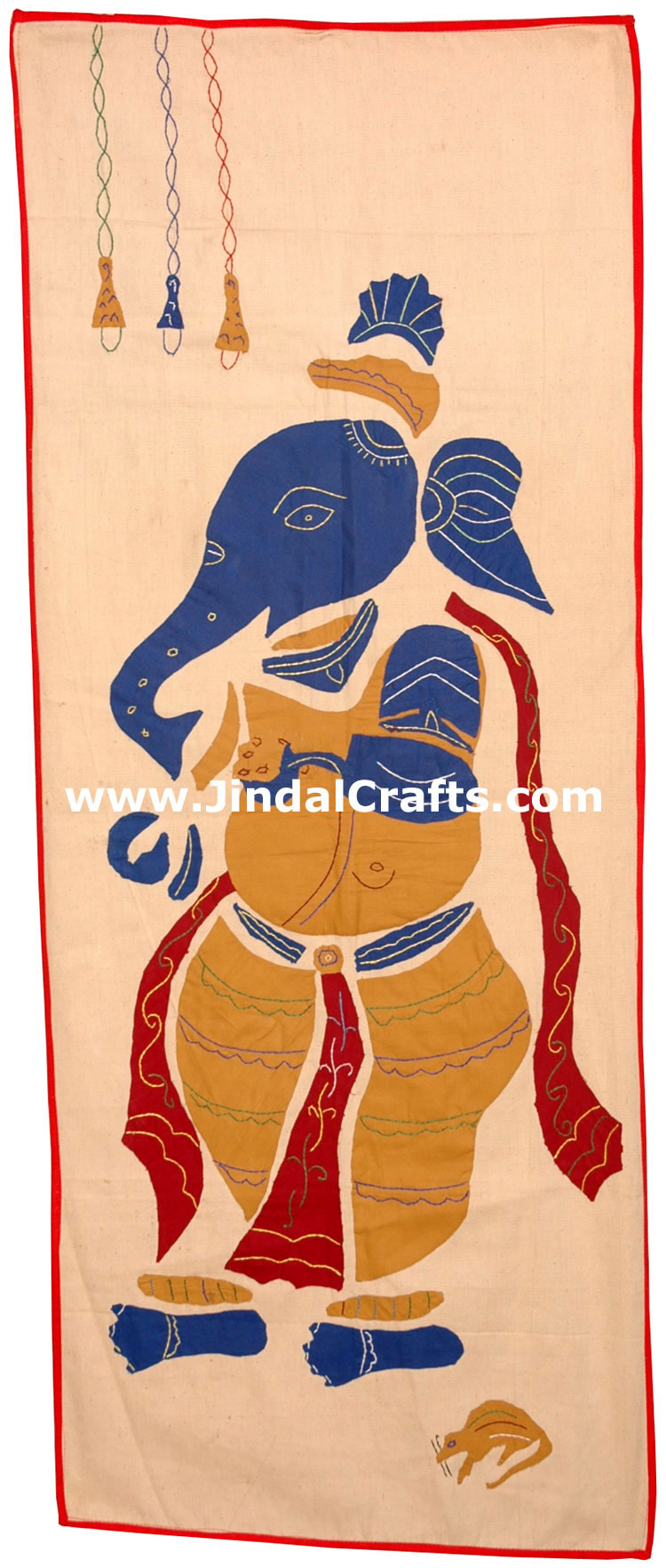 Wall Hanging - Handmade Applique Patch Work from India