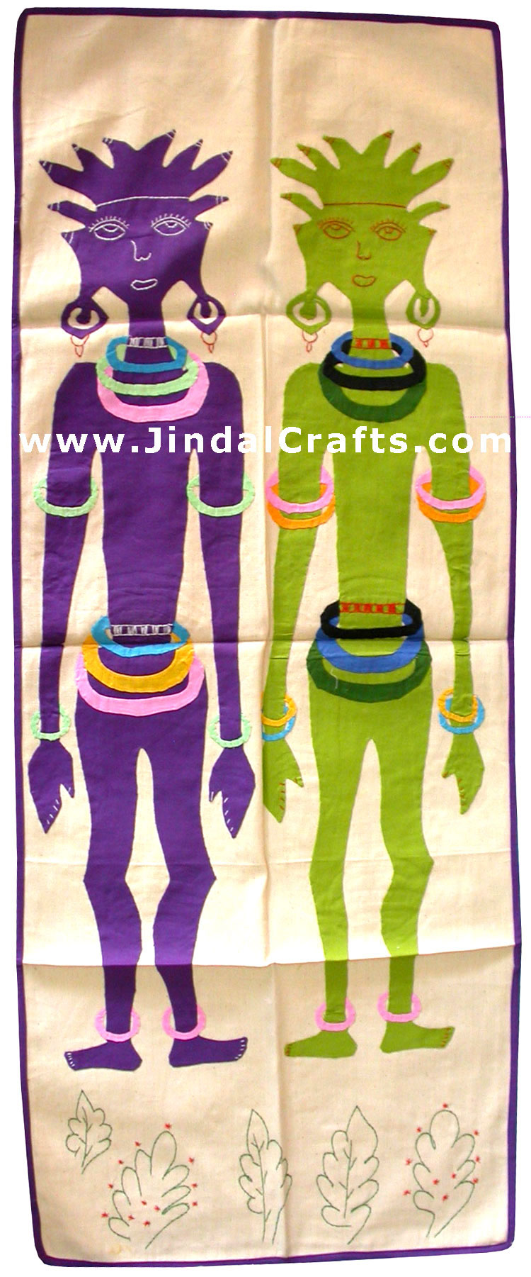 Wall Hanging - Handmade Applique Patch Work from India