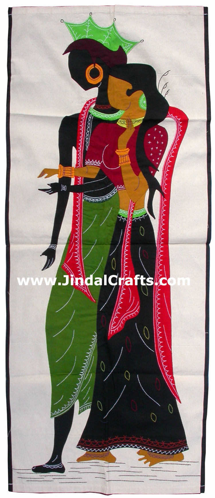 Wall Hanging - Handmade Applique Patch Work from India