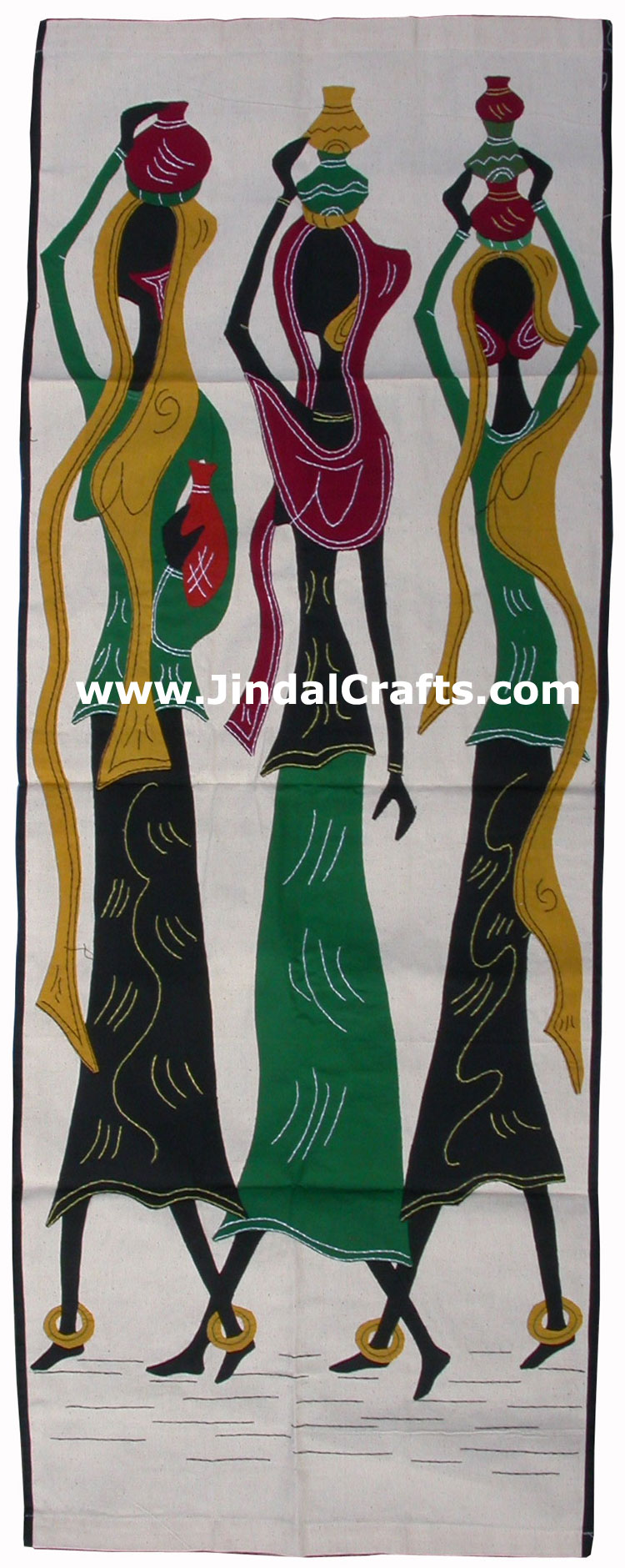 Wall Hanging - Handmade Applique Patch Work from India
