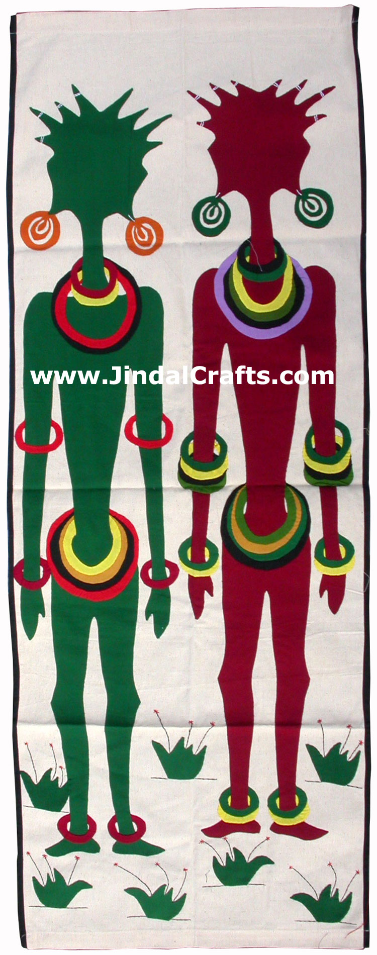Wall Hanging - Handmade Applique Patch Work from India