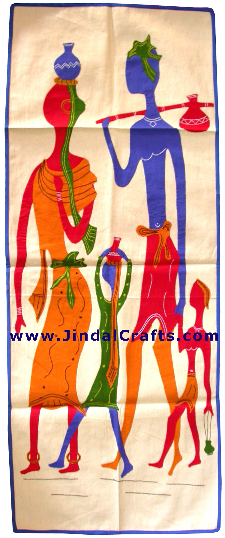 Wall Hanging - Handmade Applique Patch Work from India