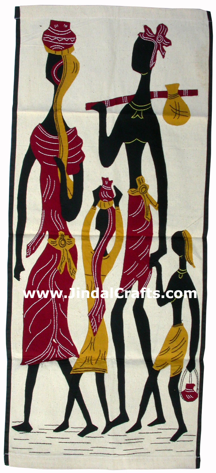 Wall Hanging - Handmade Applique Patch Work from India