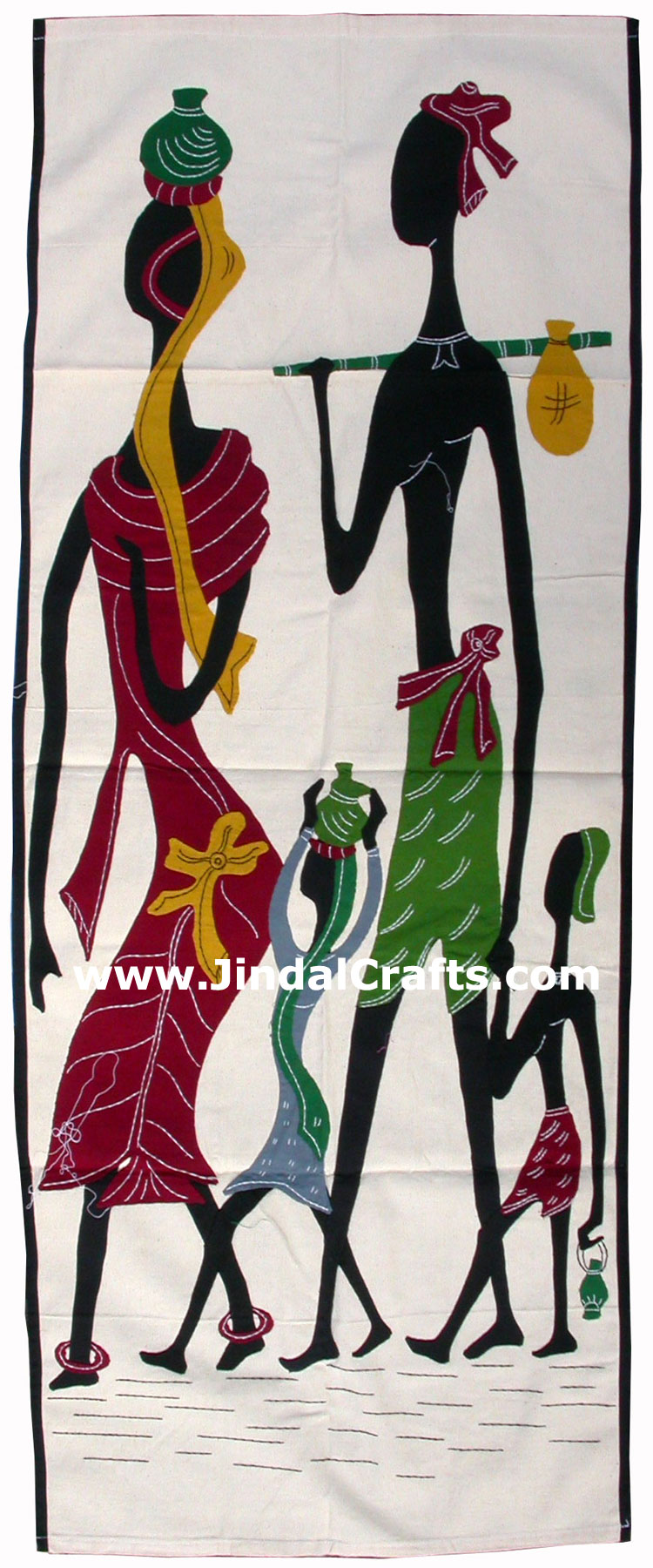 Wall Hanging - Handmade Applique Patch Work from India