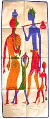 Wall Hanging - Handmade Applique Patch Work from India