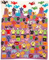 Wall Hanging - Handmade Applique Patch Work from India
