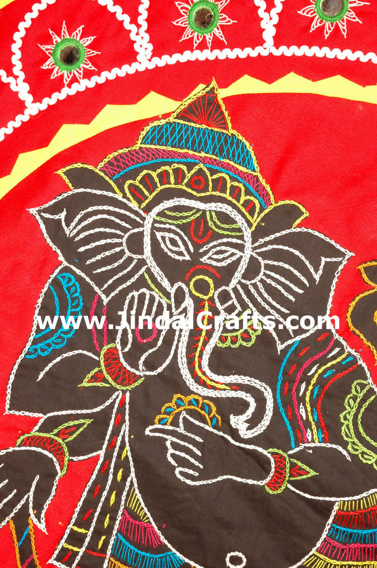 Wall Hanging - Handmade Embroidery Work from India