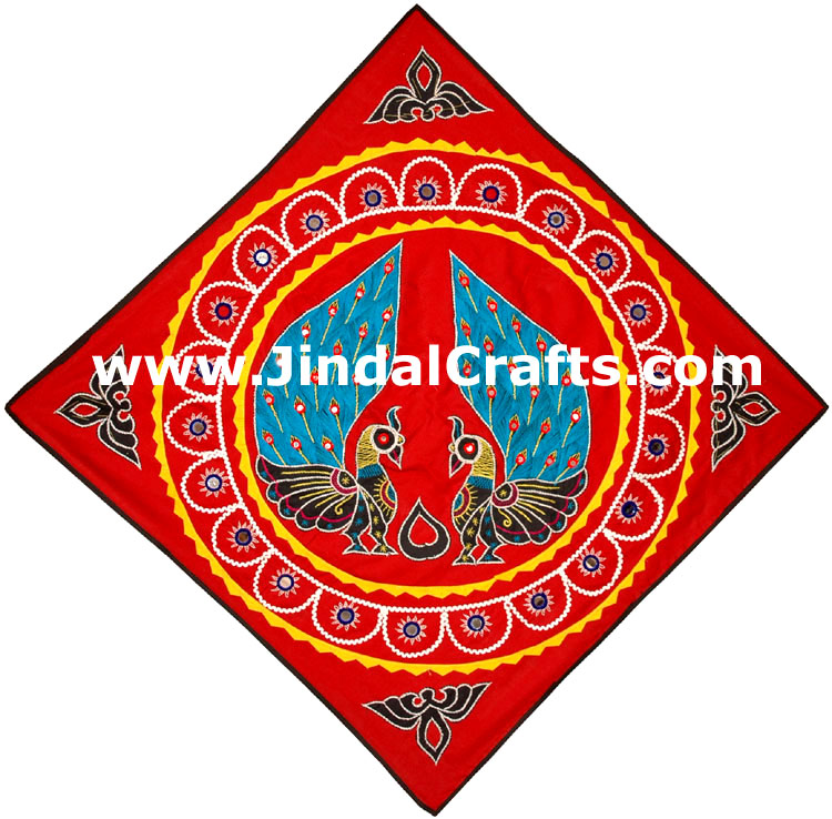 Wall Hanging - Handmade Embroidery Work from India