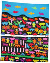 Wall Hanging - Handmade Applique Patch Work from India