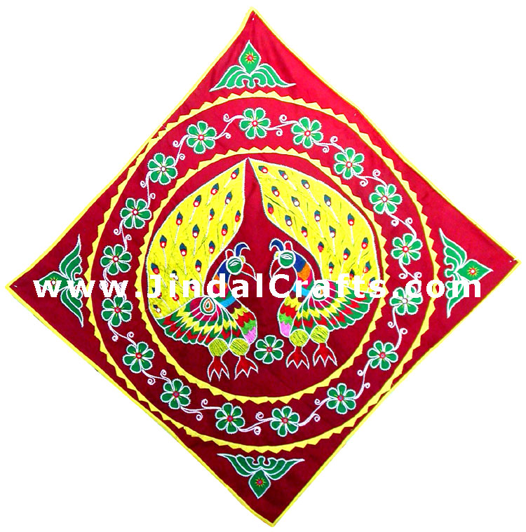 Wall Hanging - Hand Embroidered Decorative Wall Art