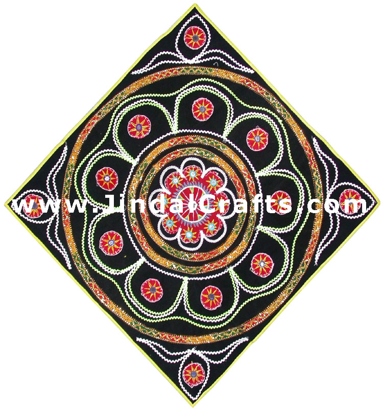 Wall Hanging - Hand Embroidered Decorative Wall Art