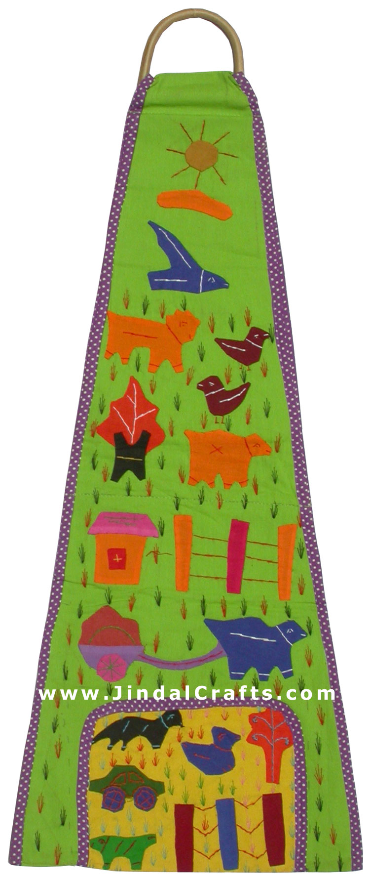 Magazine Holder - Handmade Traditional Patch Work Art