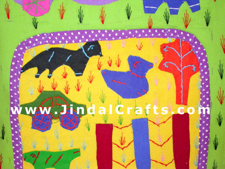 Magazine Holder - Handmade Traditional Patch Work Art