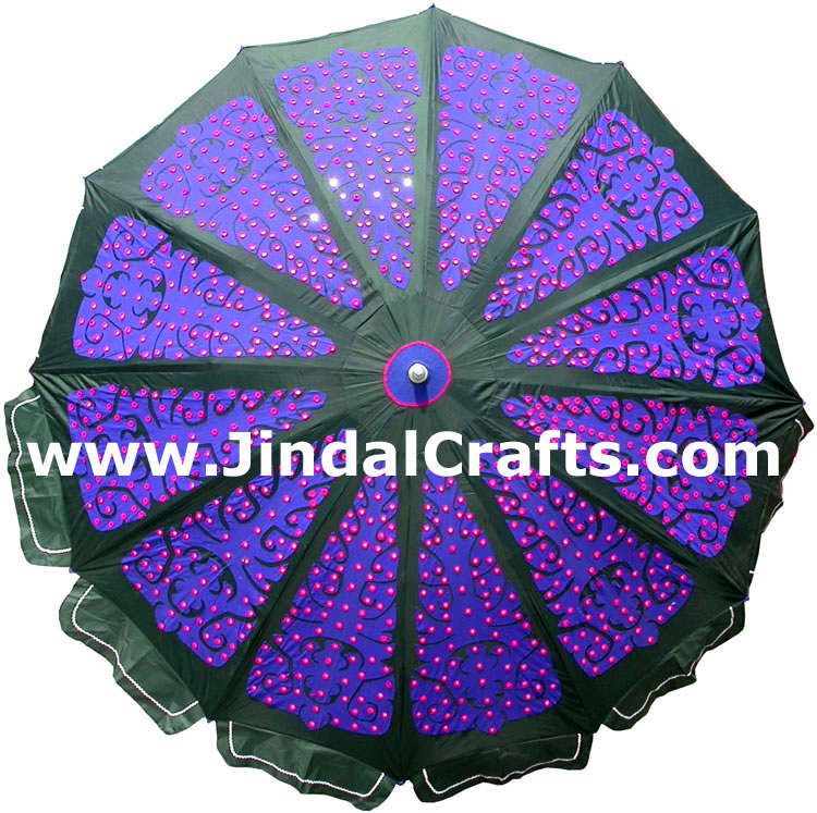 Water Proof Colorful Embroidered Garden Umbrella India