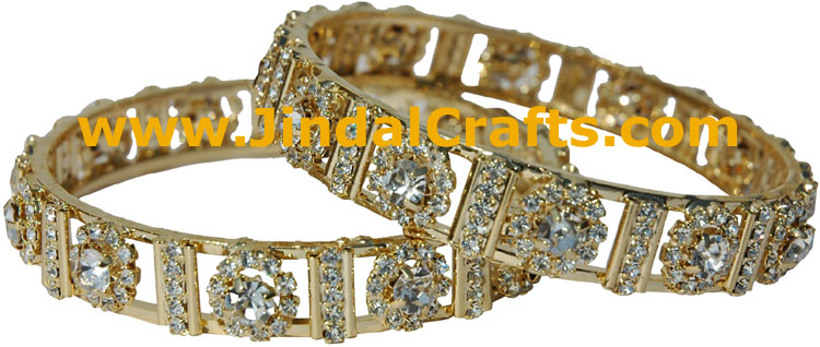 Colourful Bangles Pair Fine quality Artificial Jewelry from India Handicrafts