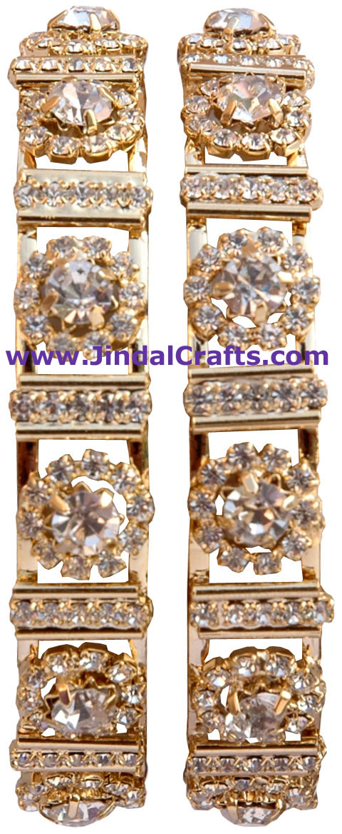 Colourful Bangles Pair Fine quality Artificial Jewelry from India Handicrafts