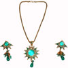 Necklace with Earring - Indian Costume Jewelry