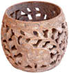 Bangle - Handcarved Soft stone Bangle from India