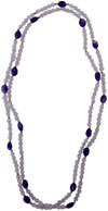 Handmade Silver / Semi Precious Stones Long Necklace Indian Art Novica Gaiam