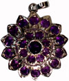 925 Sterling Silver & Semi Precious Stones Pendent Indian Jewelry Novica Gaiam