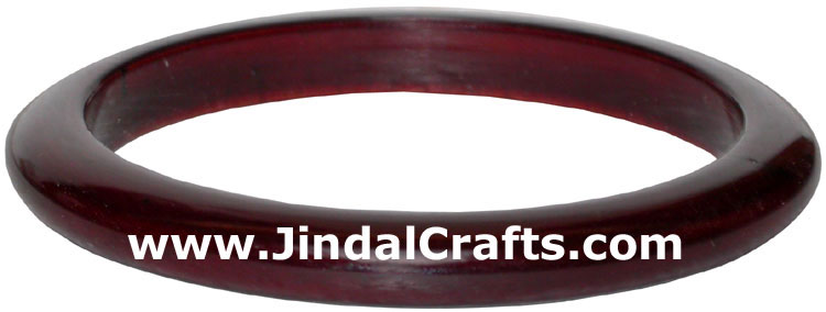 Wooden Bangle Pair - Wooden Fashion Jewelry India
