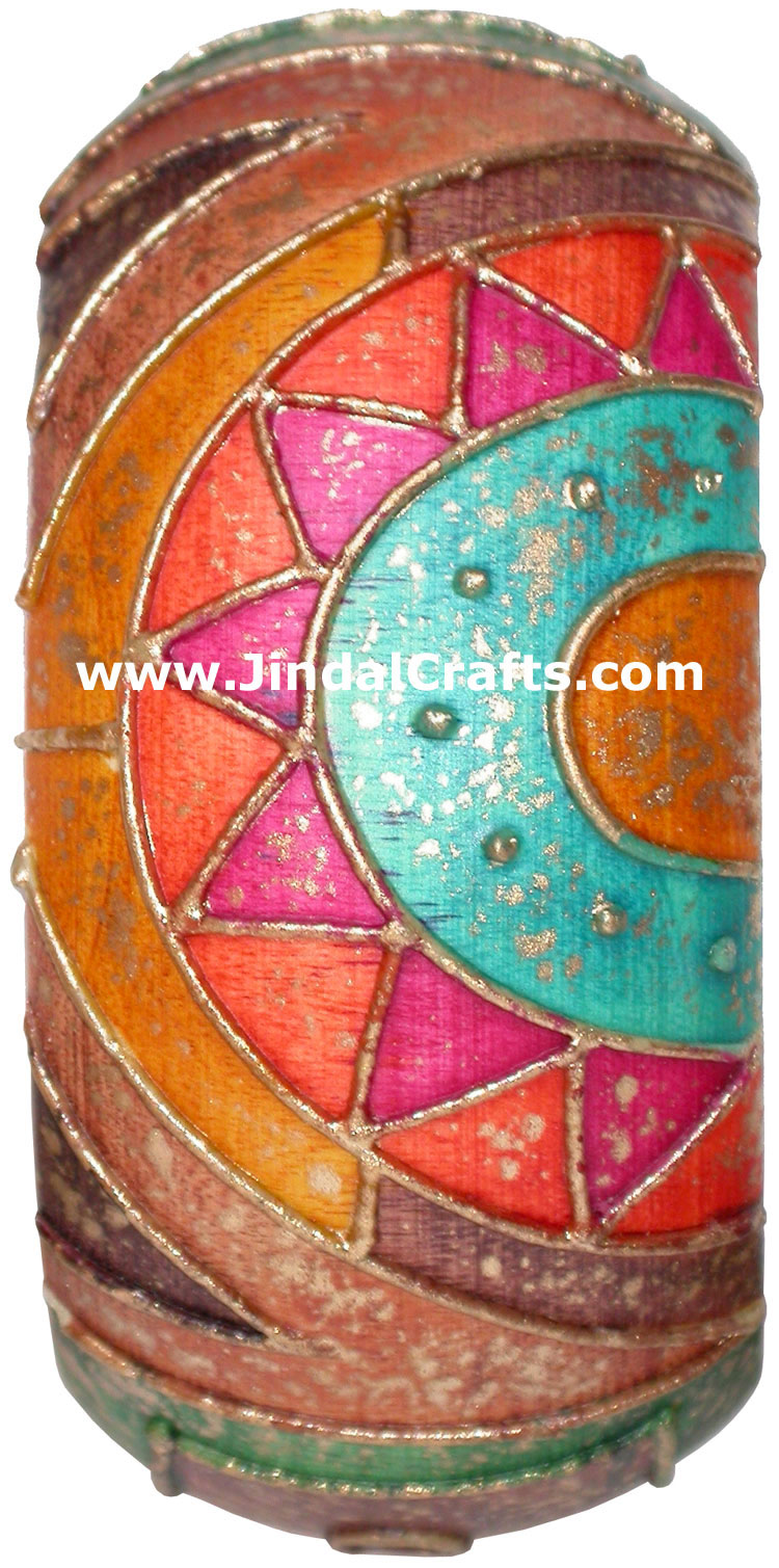 Embossed Wooden Designer Bangles Fashion Jewelry India