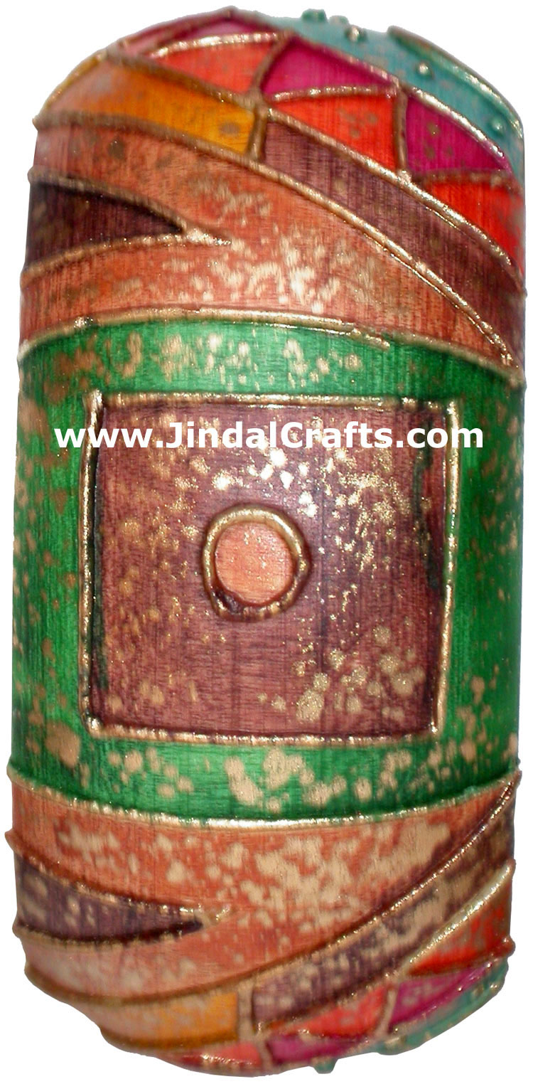 Embossed Wooden Designer Bangles Fashion Jewelry India